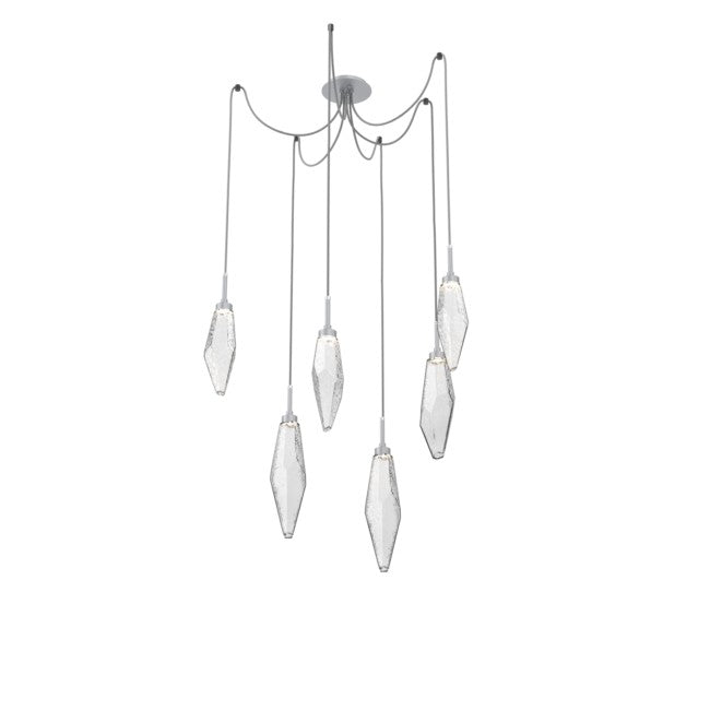 Rock Modern Crystal Swing Chandelier