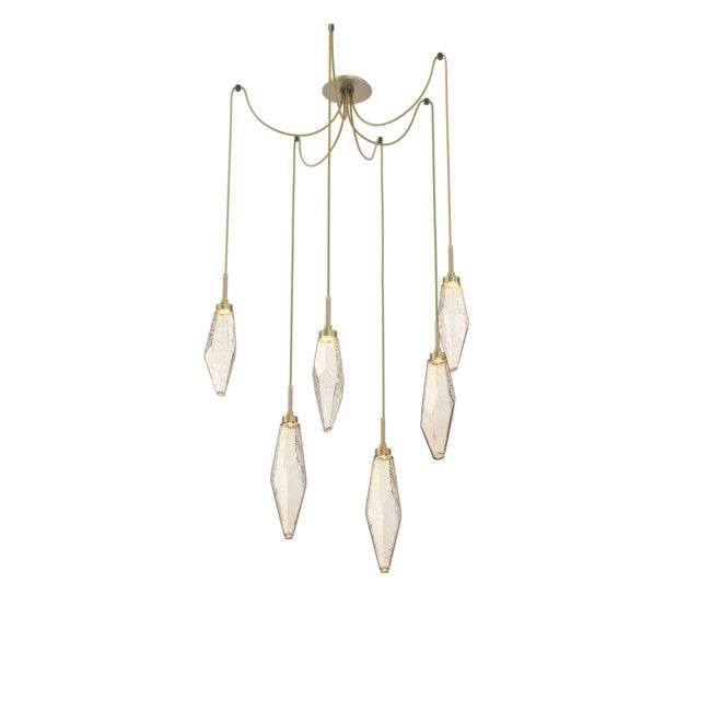 Rock Modern Crystal Swing Chandelier