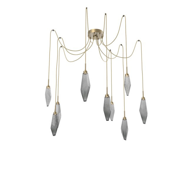 Rock Modern Crystal Swing Chandelier