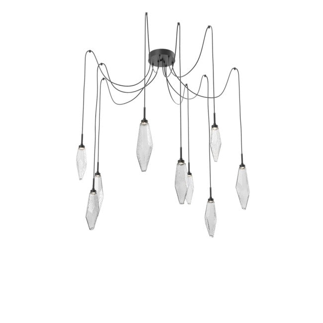 Rock Modern Crystal Swing Chandelier