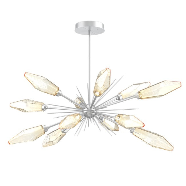 Rock Crystal Oval Chandelier 53.5‘’