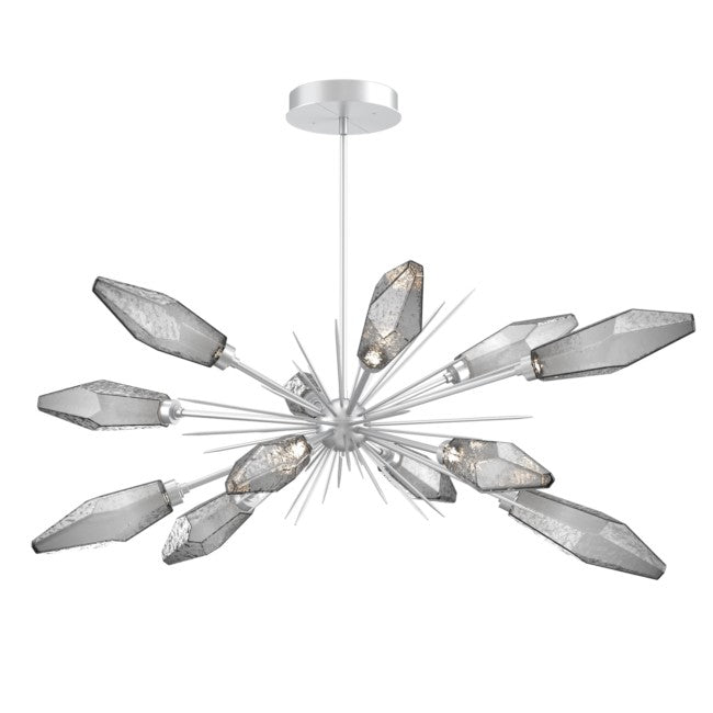 Rock Crystal Oval Chandelier 53.5‘’