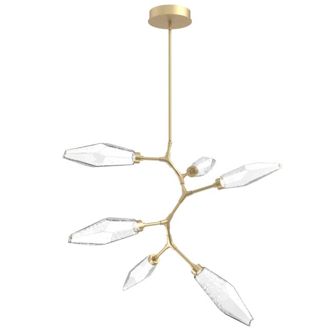 Rock Modern Crystal Vine Chandelier