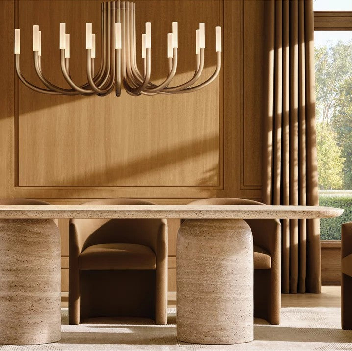 Russell Oval Chandelier 50"