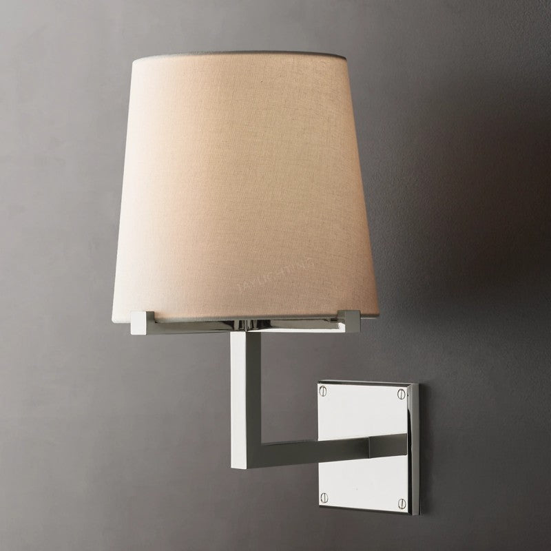 Galahad Fabric Shade Grand Sconce