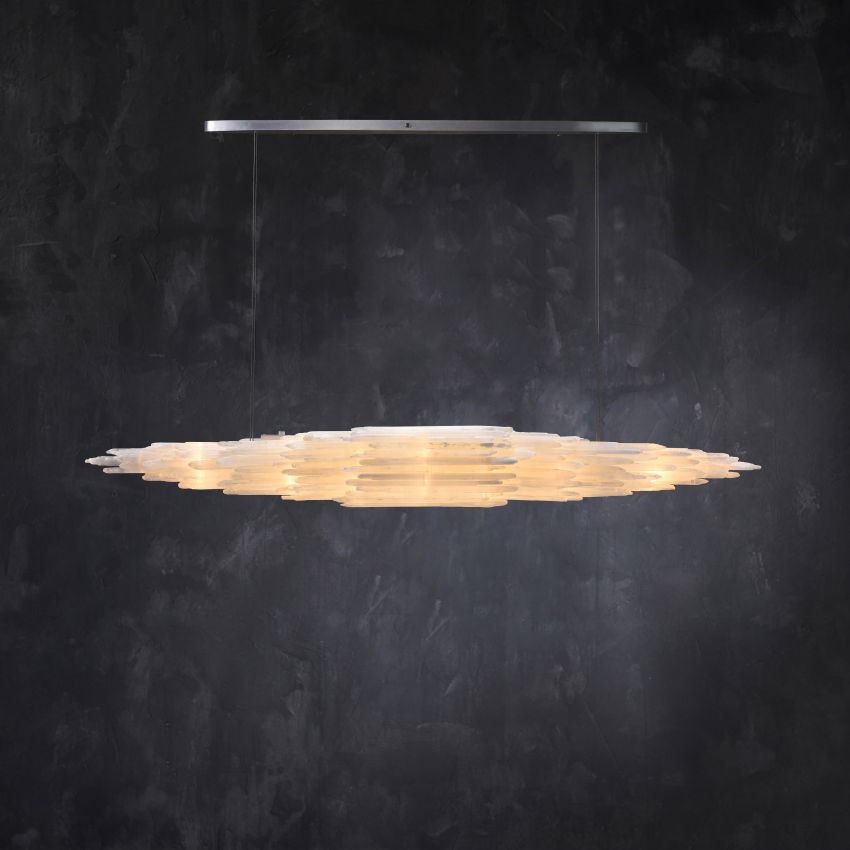 Selenite Natural Linear Chandelier