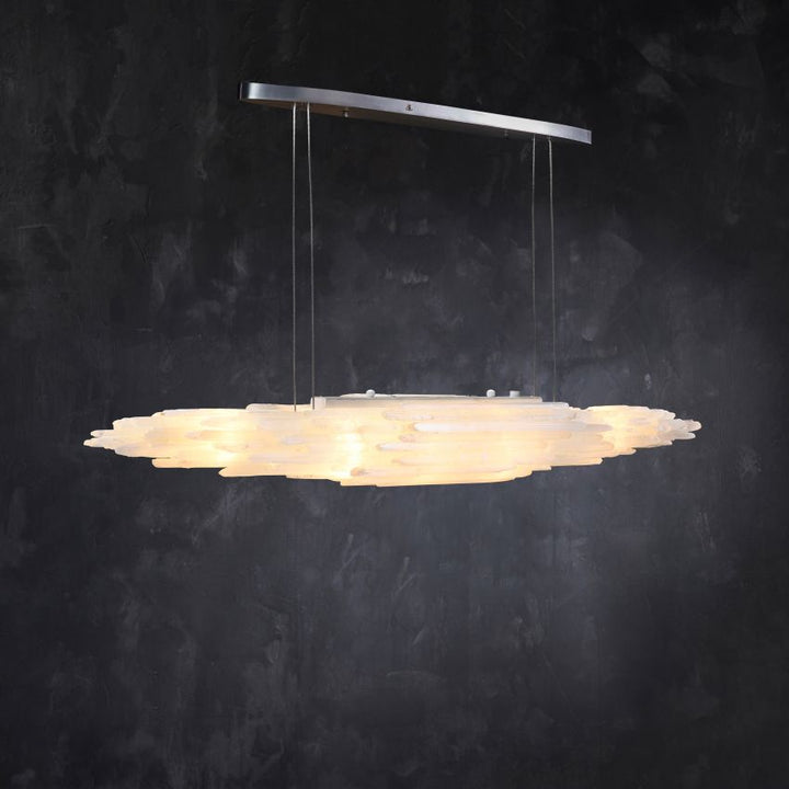 Selenite Natural Linear Chandelier