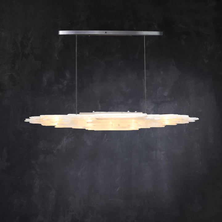 Selenite Natural Linear Chandelier