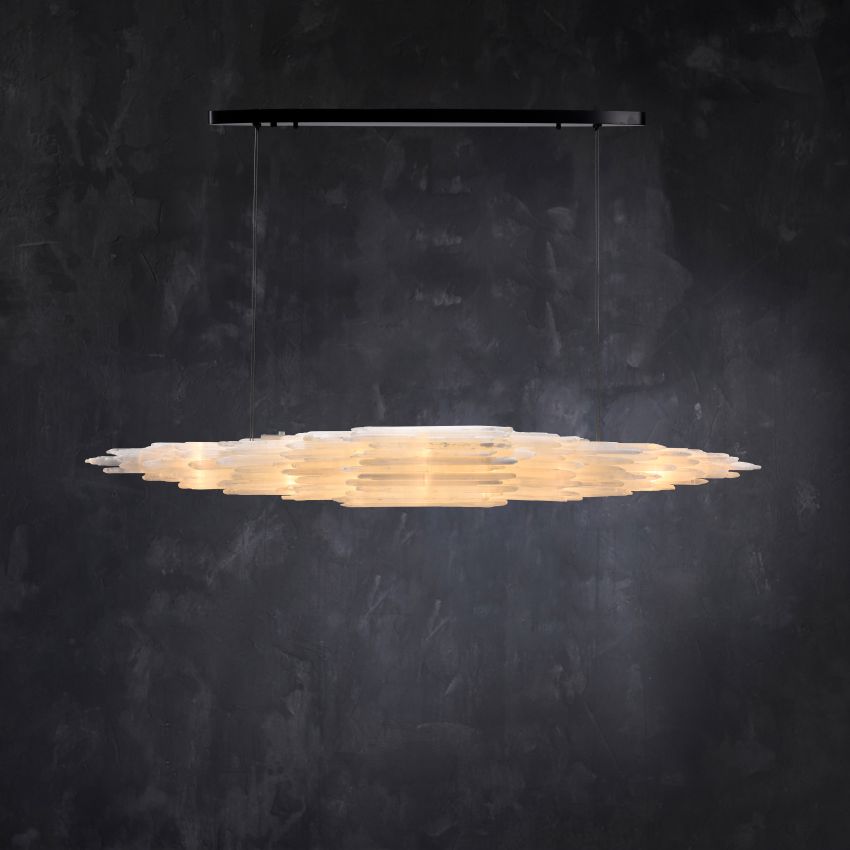 Selenite Natural Linear Chandelier