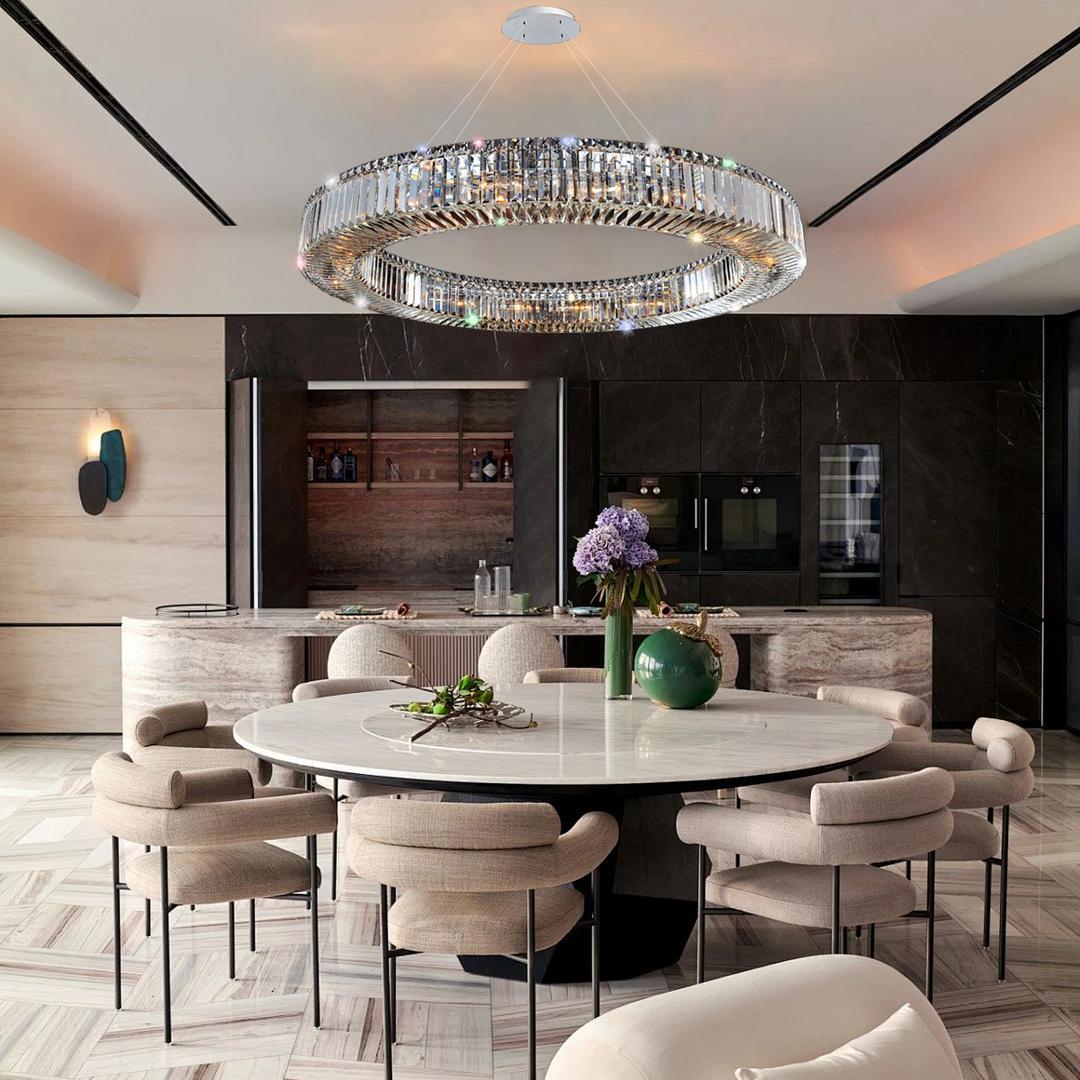 Stella Single Ring Chandelier 47''