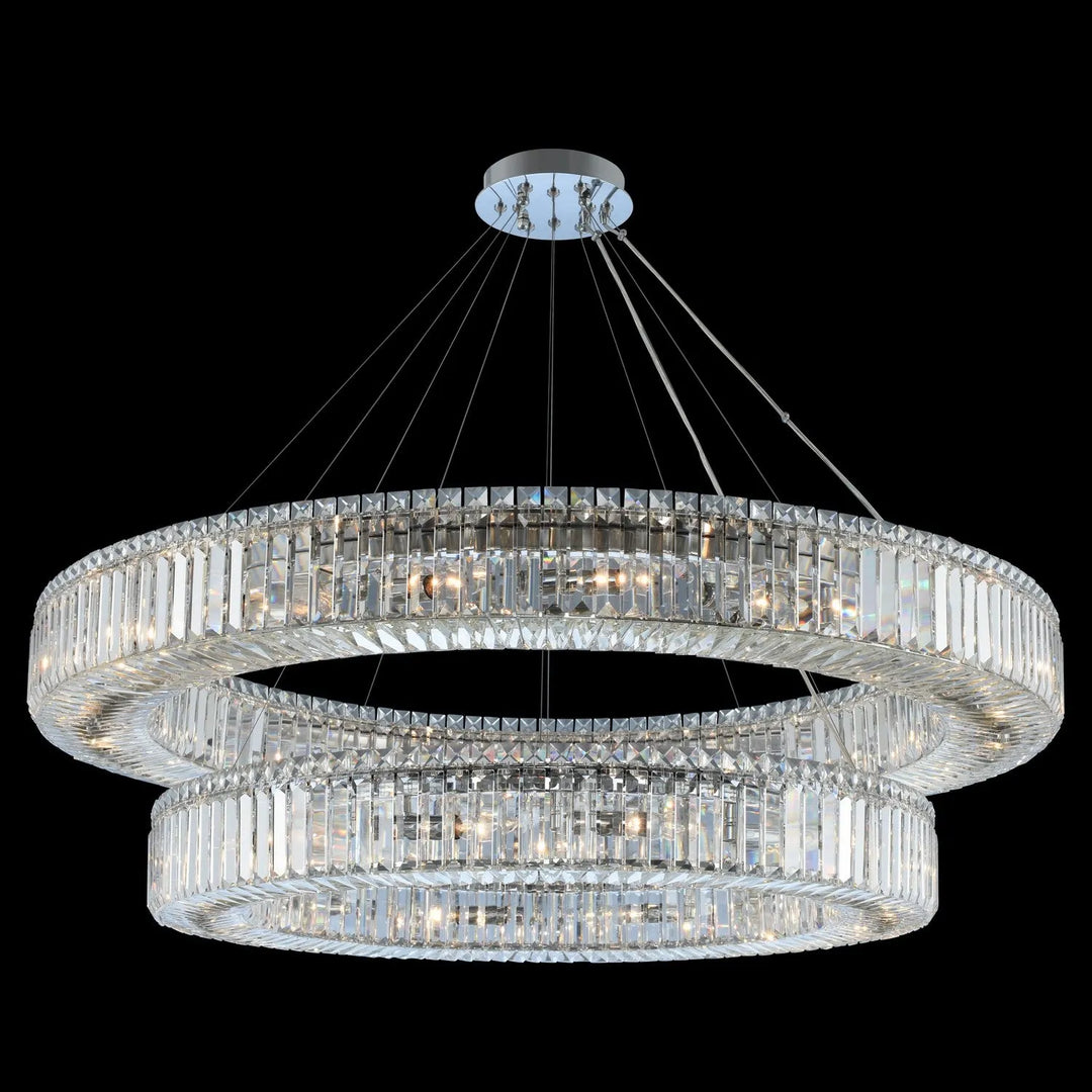 Stella 2-Ring Chandelier 36‘’+47‘’