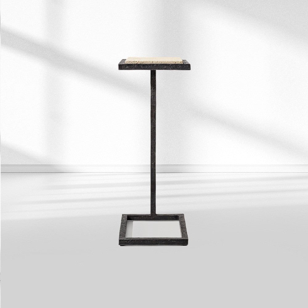 Salvion Stone Rectangular C Table