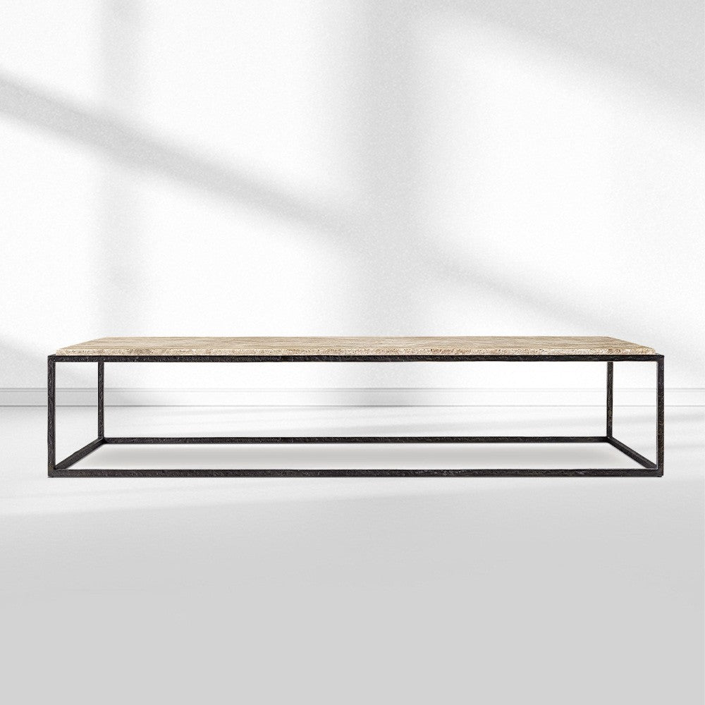 Salvion Stone Rectangular Coffee Table