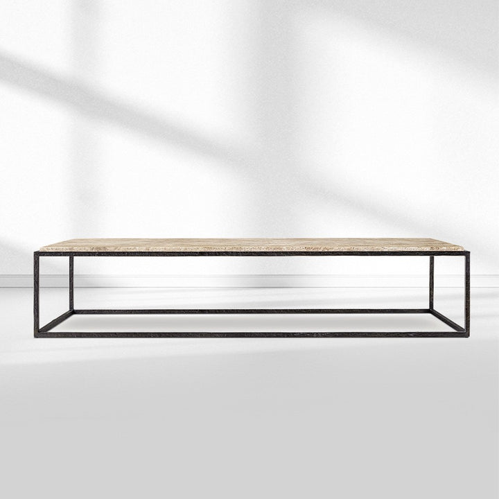 Salvion Stone Rectangular Coffee Table