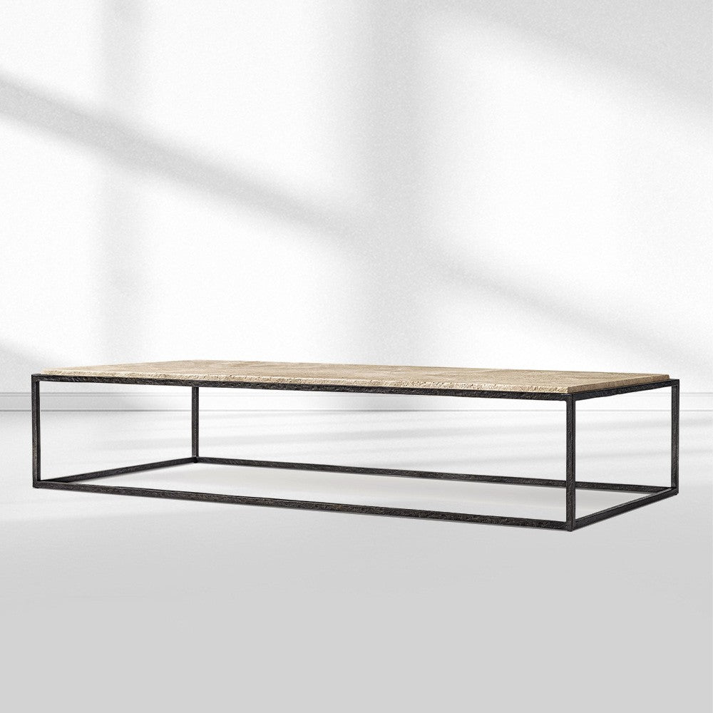 Salvion Stone Rectangular Coffee Table
