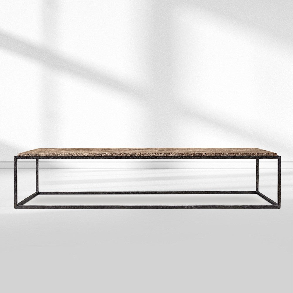 Salvion Stone Rectangular Coffee Table