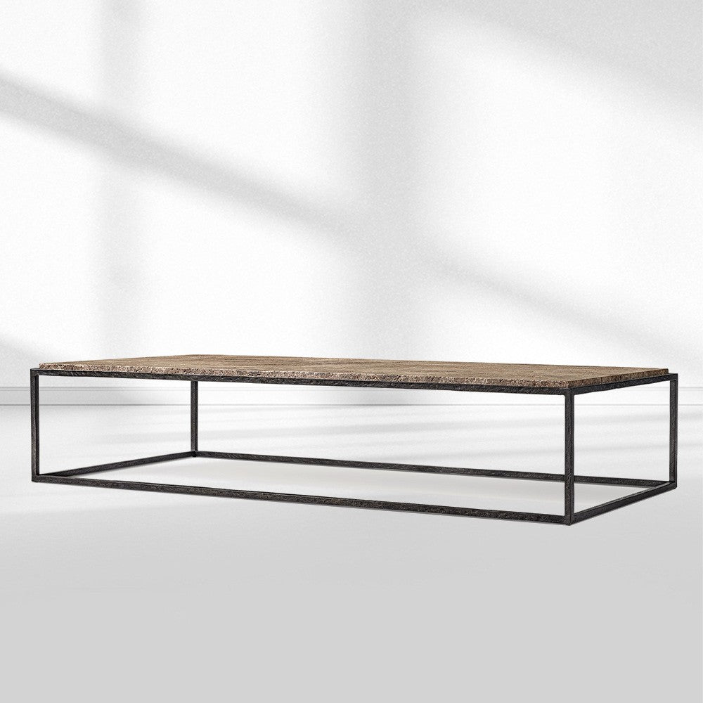 Salvion Stone Rectangular Coffee Table