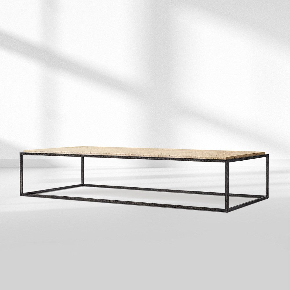 Salvion Stone Rectangular Coffee Table