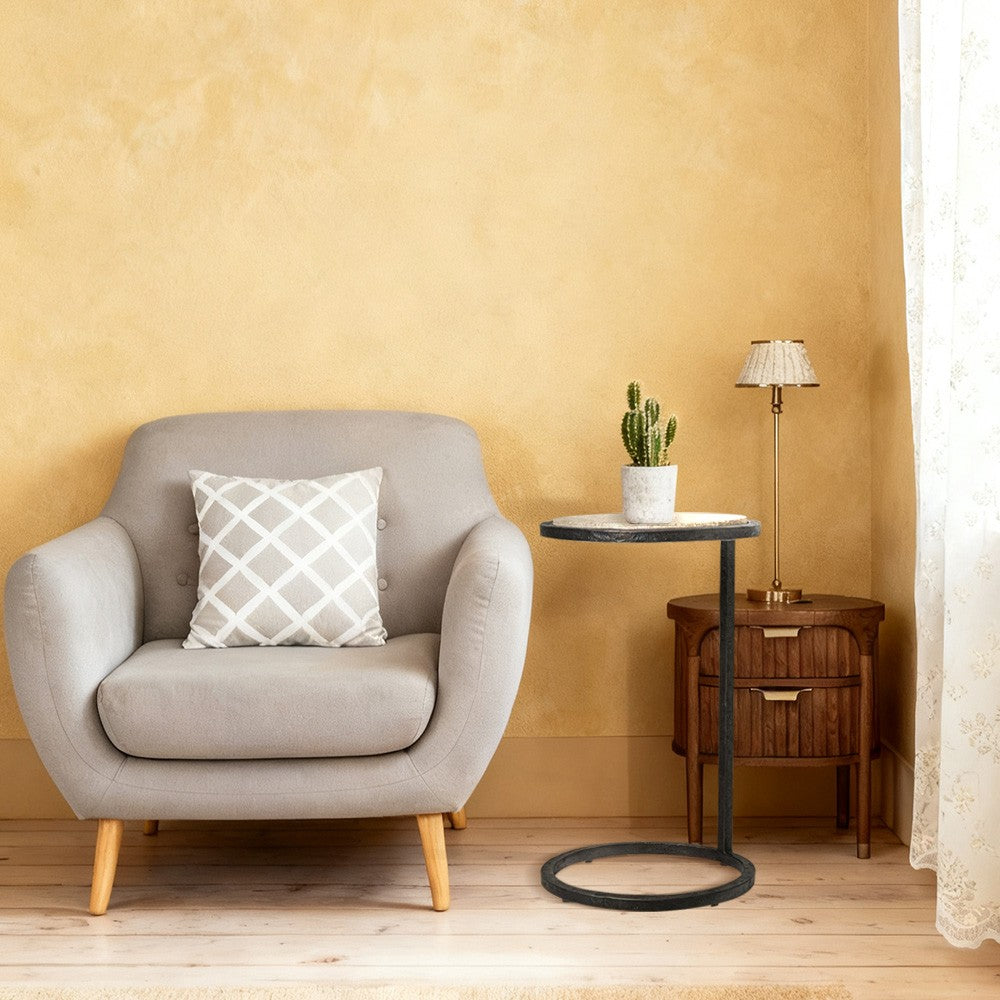 Salvion Stone Round C Table