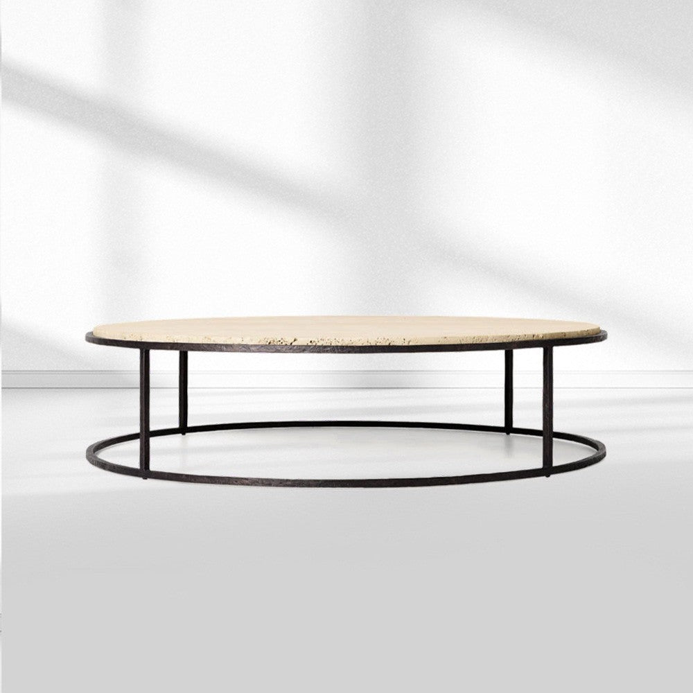 Salvion Stone Round Coffee Table