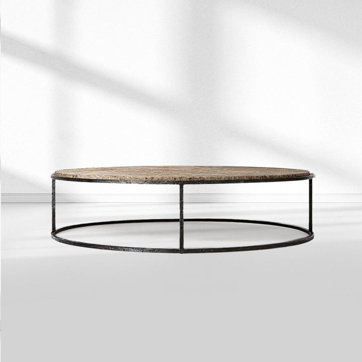 Salvion Stone Round Coffee Table