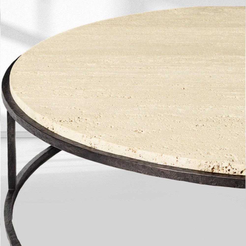 Salvion Stone Round Coffee Table