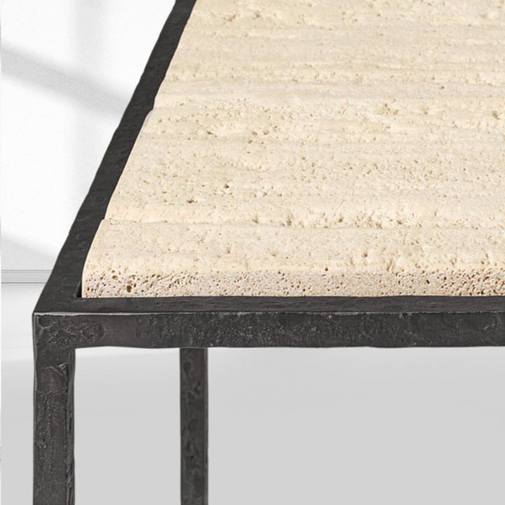 Salvion Stone Square Side Table