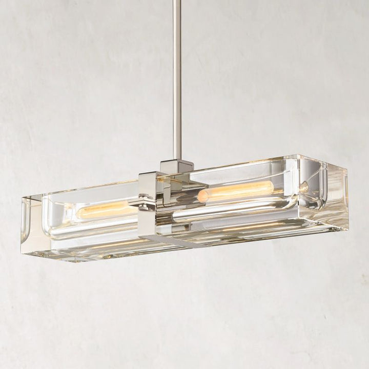 Sava Linear Dining Room Chandelier 24"