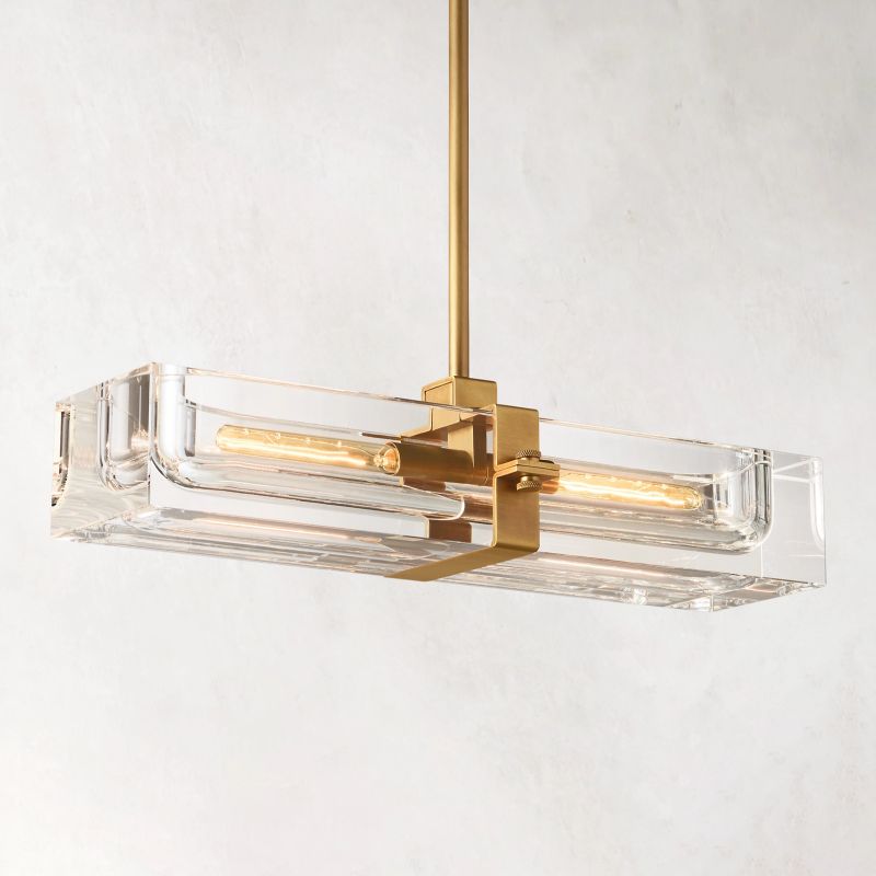 Sava Linear Dining Room Chandelier 24"