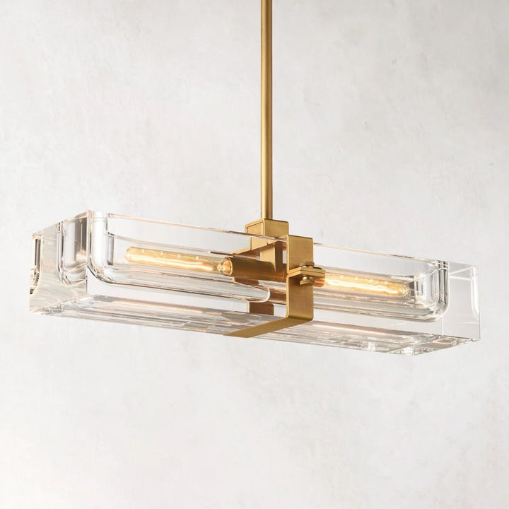 Sava Linear Dining Room Chandelier 24"