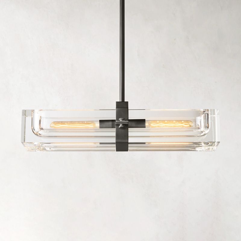 Sava Linear Dining Room Chandelier 24"