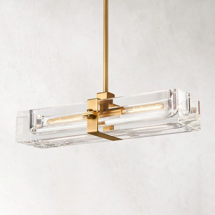 Sava Linear Dining Room Chandelier 24"