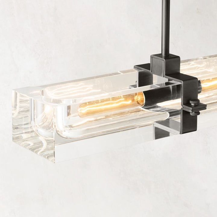 Sava Linear Dining Room Chandelier 24"