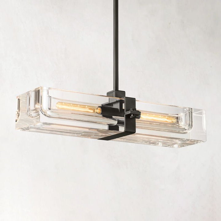 Sava Linear Dining Room Chandelier 24"