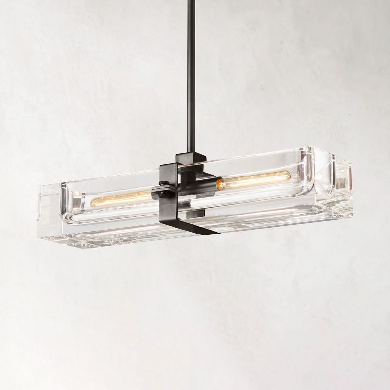Sava Linear Dining Room Chandelier 24"