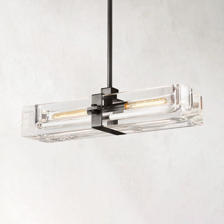 Sava Linear Dining Room Chandelier 24"