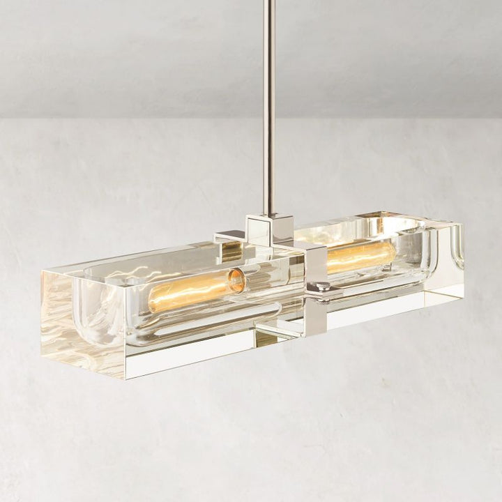 Sava Linear Dining Room Chandelier 24"