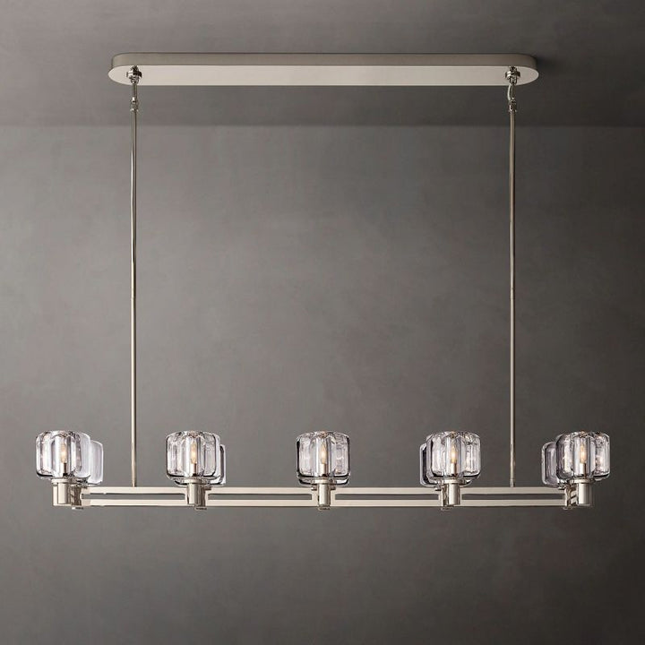 Demera Double Linear Chandelier 54"