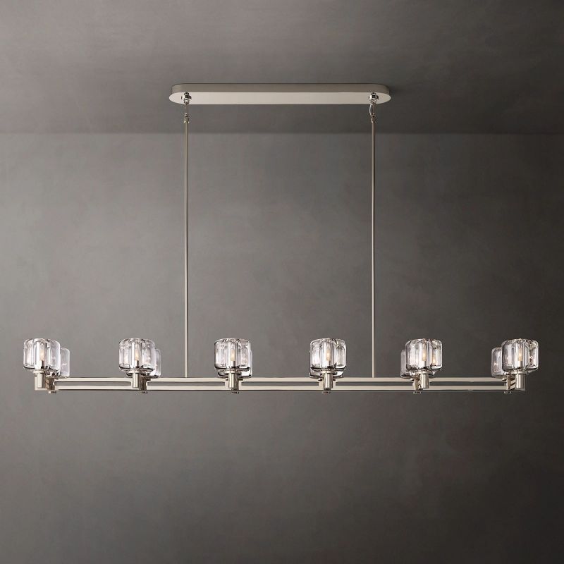 Demera Double Linear Chandelier 72"