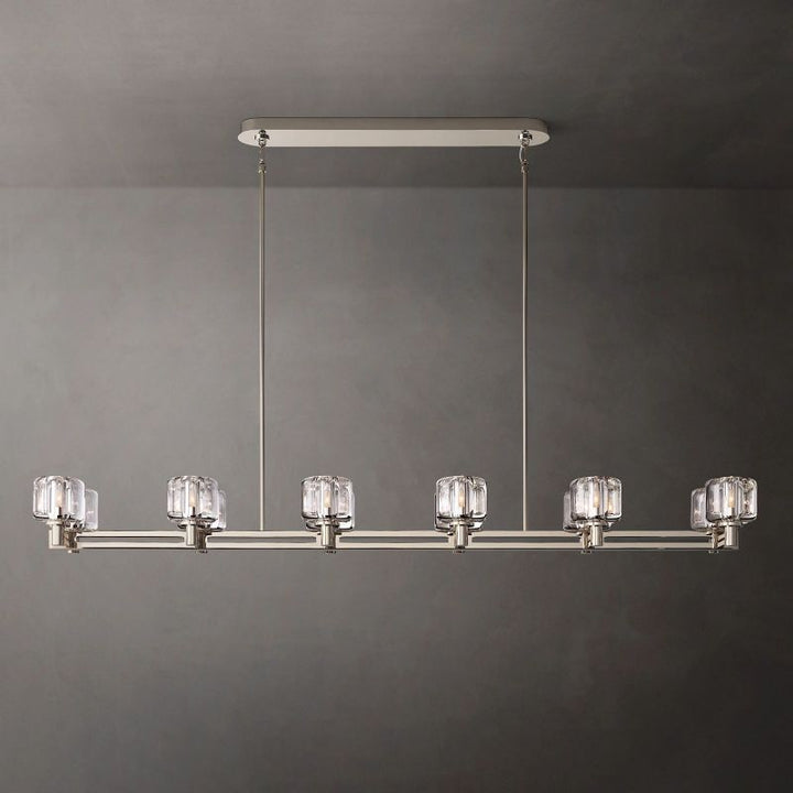 Demera Double Linear Chandelier 72"