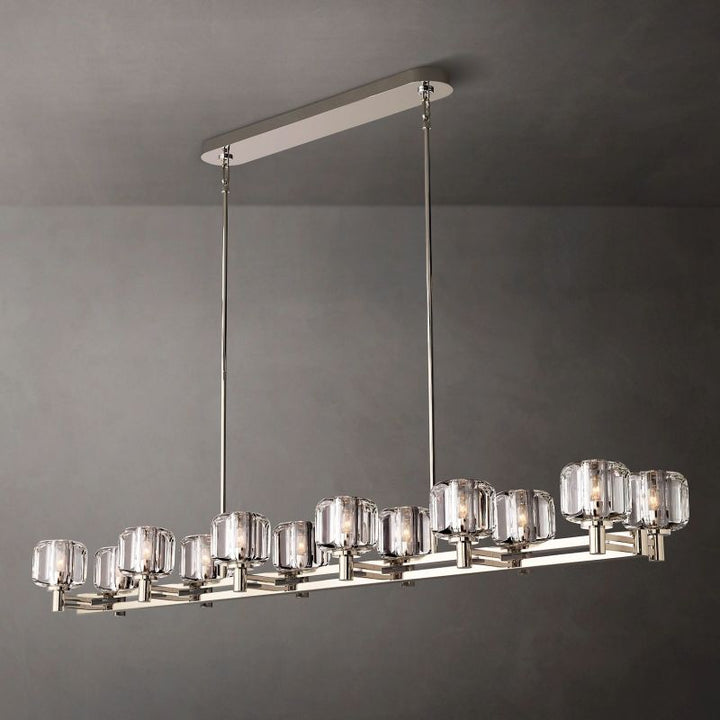 Demera Double Linear Chandelier 72"