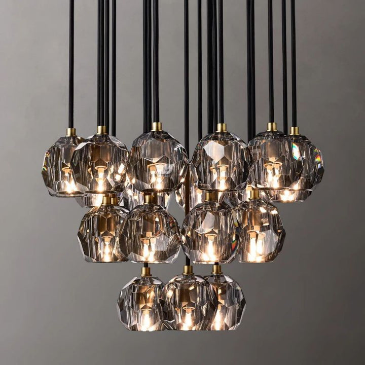 Crespo Round Cluster Chandelier 24''