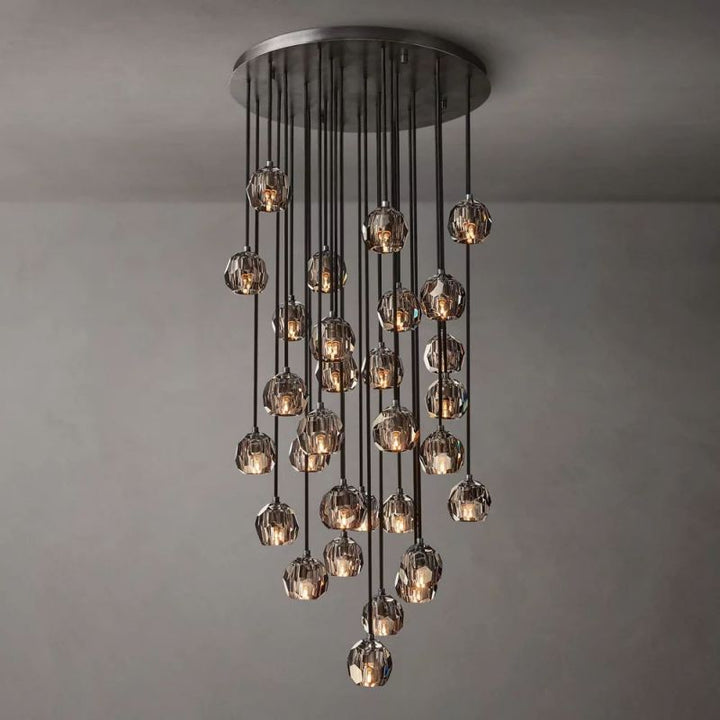 Crespo Round Cluster Chandelier 30''