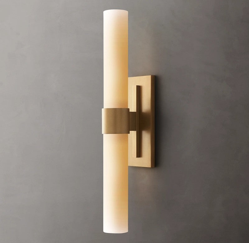 Sisyphus Milk Glass Linear Sconce