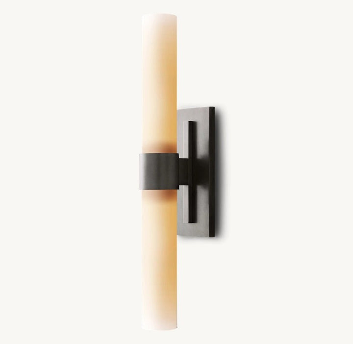 Sisyphus Milk Glass Linear Sconce