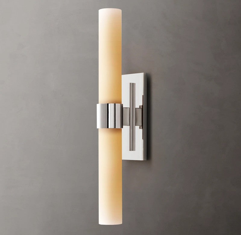 Sisyphus Milk Glass Linear Sconce