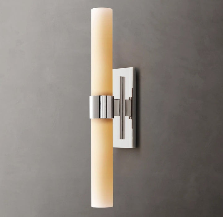 Sisyphus Milk Glass Linear Sconce