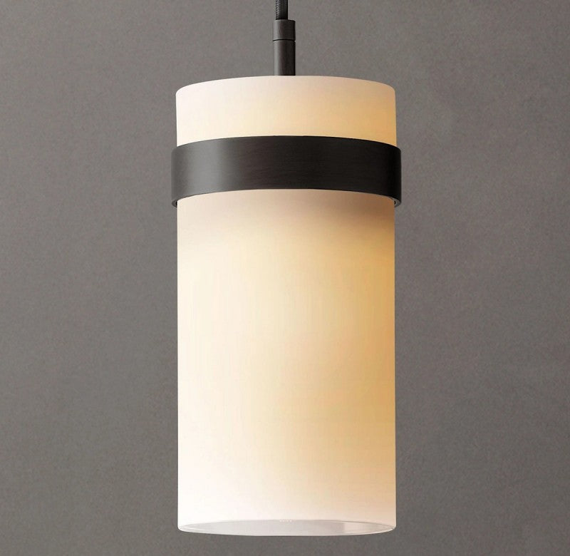 Sisyphus Milk Glass Pendant 5" 8'' 10'' 12''
