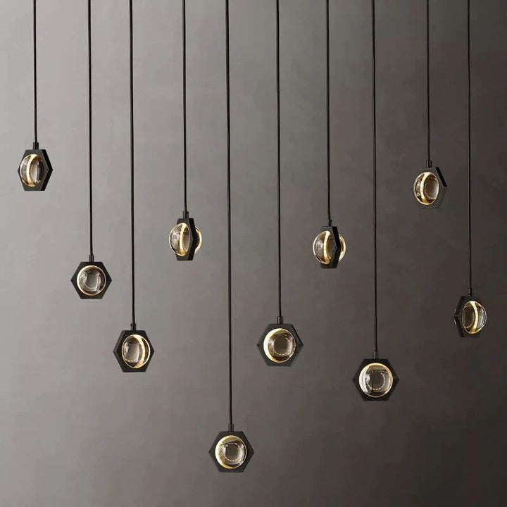 Eclatant Linear Dining Room Chandelier 72"