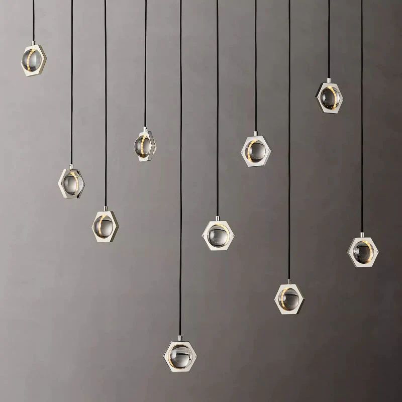 Eclatant Linear Dining Room Chandelier 72"